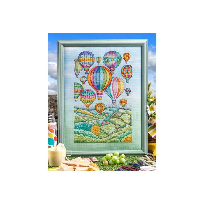 Cross Stitcher Project Pack - Beautiful Balloons Meadow View - XST355