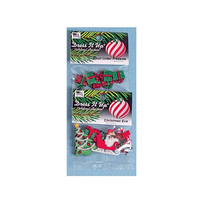 Christmas Dress It Up! Buttons Bundle - B