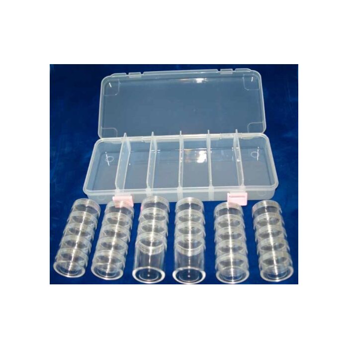 BD811 - Clear Plastic Stacker Jar Storage Box (Open)