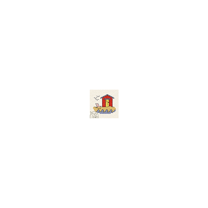 Mouseloft Beach Hut Cross Stitch Kit - 00B-001bts