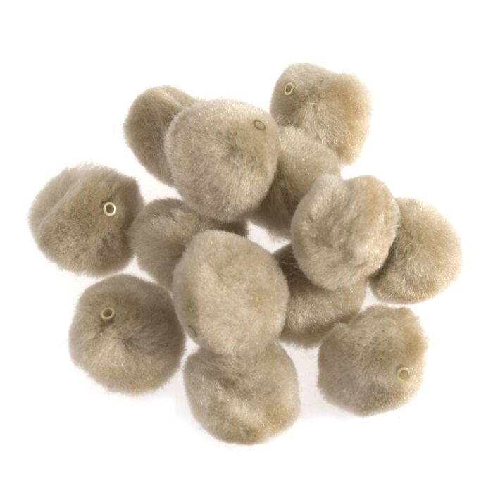Pom Poms - Pack of 50 - beige