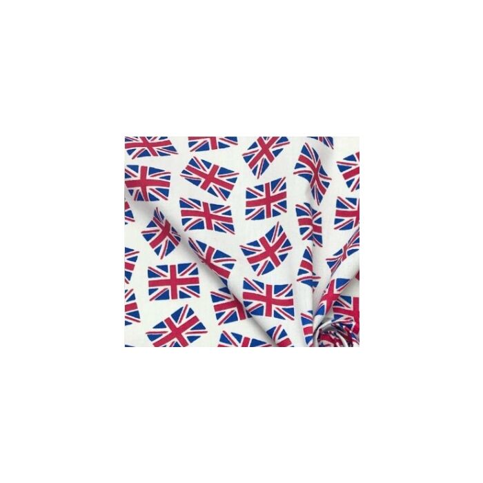 Union Jack Polycotton Backing Fabric 