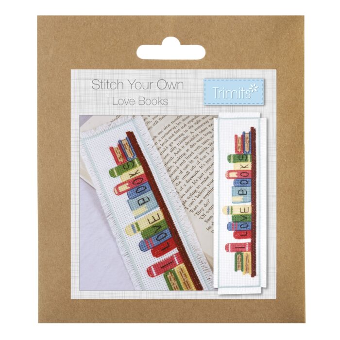Trimits - Stitch Your Own - I Love Books