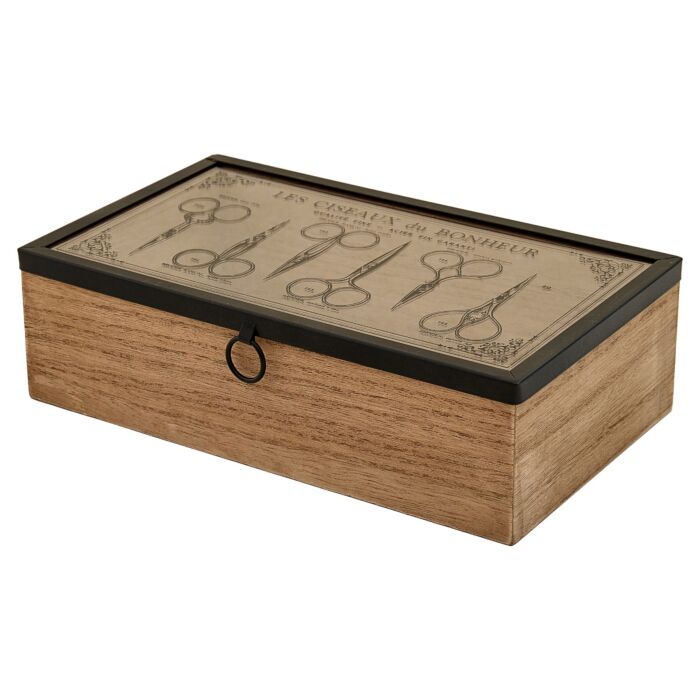 Parisian Vintage Style Scissor Box