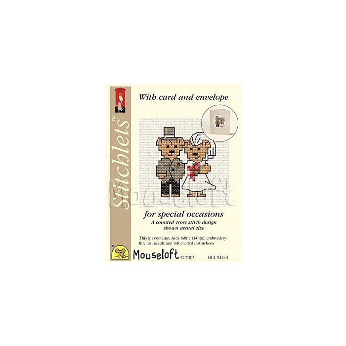 Mouseloft Occasions Stitchlets - Bride and Groom