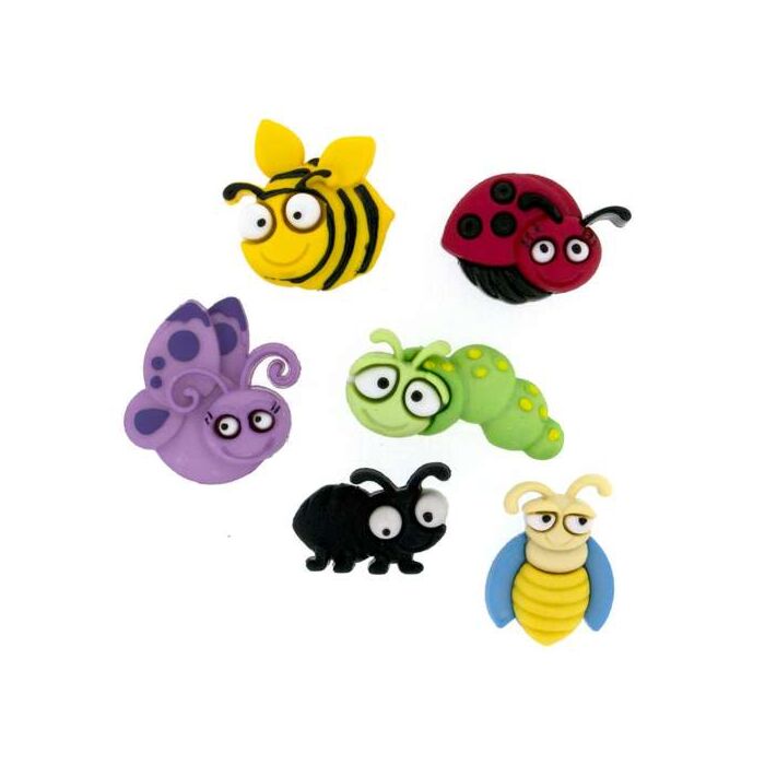 Dress It Up! Buttons - Bug Eyed