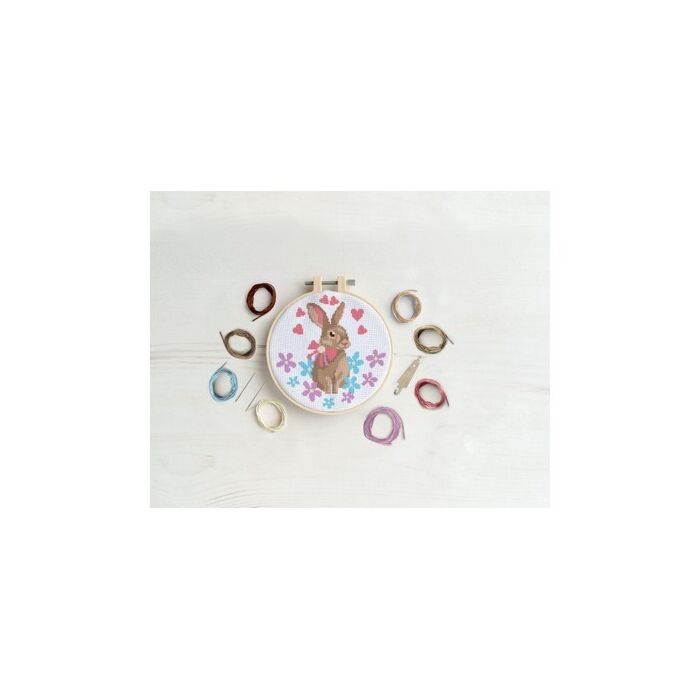  Simply Make Large Cross Stitch Kit - Bunny