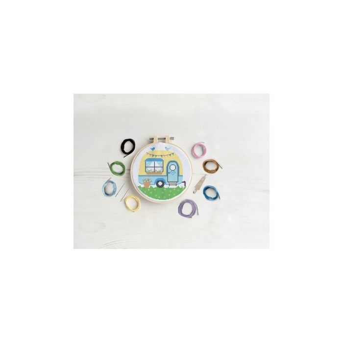  Simply Make Large Cross Stitch Kit - Caravan