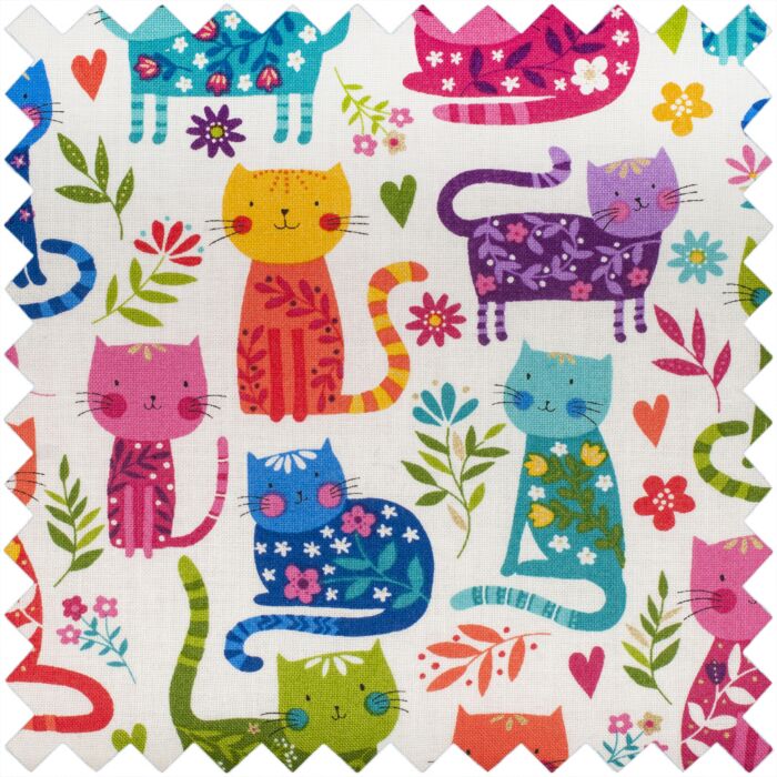 Craft Bag: Shoulder Tote: Cats