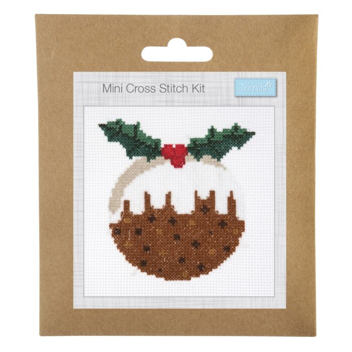 Trimits - Cross Stitch Kit - Christmas Pudding
