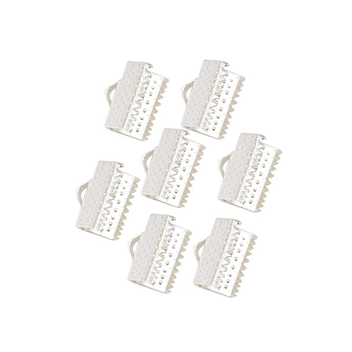 Ribbon clamp end crimps - 10mm - 10 pack