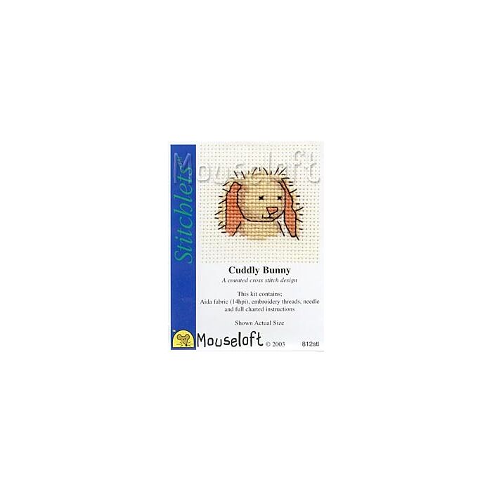 Mouseloft Cuddly Bunny Cross Stitch Kit - 004-812stl