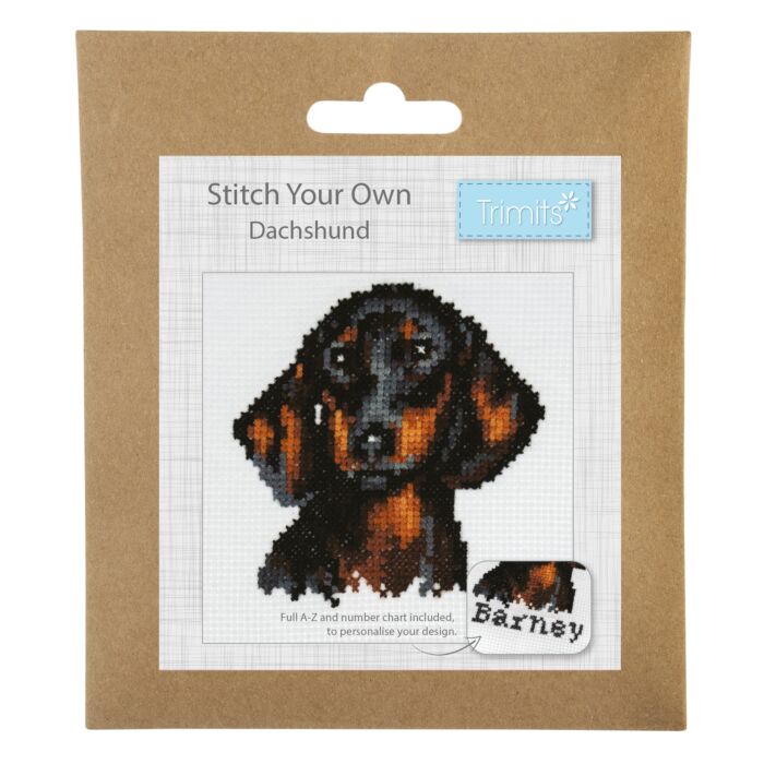 Trimits - Cross Stitch Kit - Dachshund