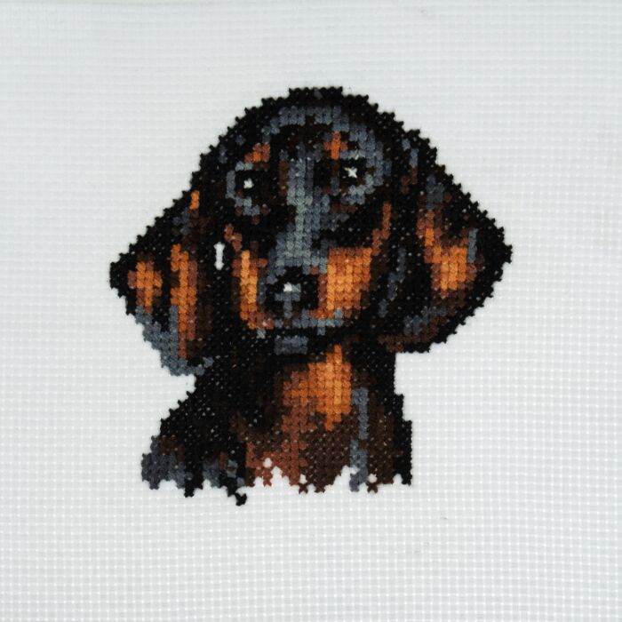 Trimits - Cross Stitch Kit - Dachshund