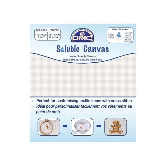 Pack of DMC Soluble Canvas - DC90
