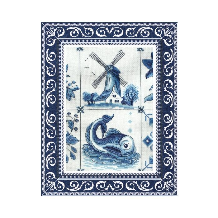 Cross Stitcher Project Pack - Delft Tiles - Issue 399 & 400