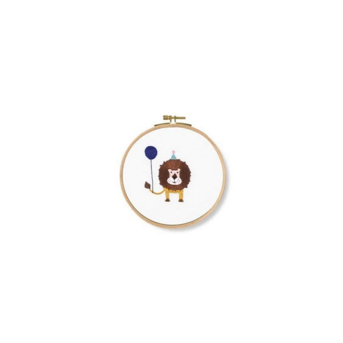 DMC Grr! Lion Printed Embroidery Kit - TB123 - 25% off RRP