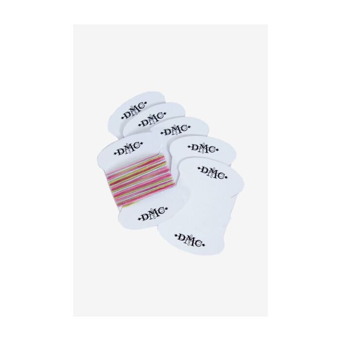 6 DMC Cardboard Bobbins