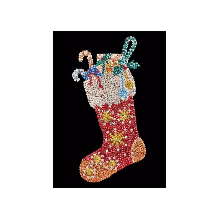  Simply Make Sequin Craft Kit - Christmas Stocking
