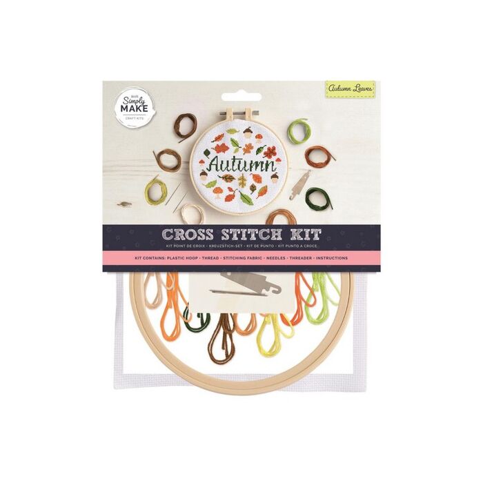  Simply Make Large Cross Stitch Kit - Autumn
