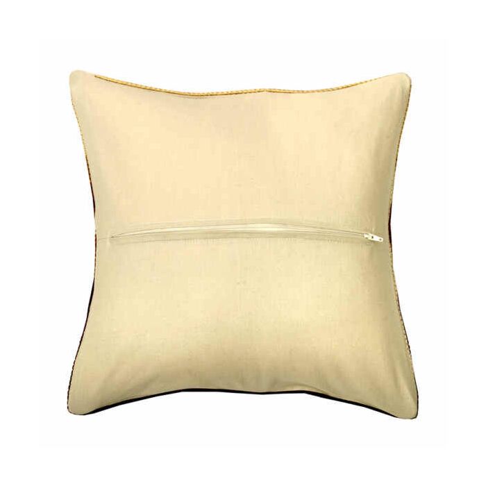 Orchidea Ecru Cushion Back with Zipper - 16x16in (40x40cm)