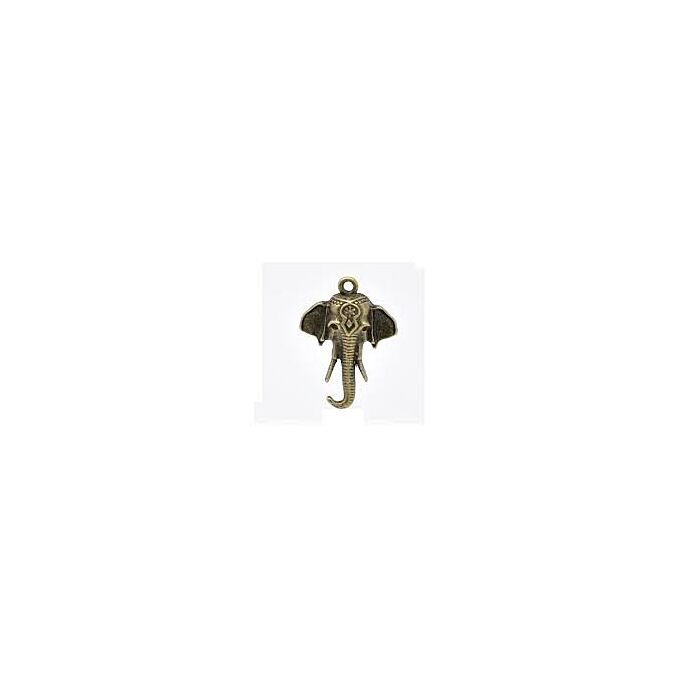 Elephant Bronze Tone Charms - 3 Pack