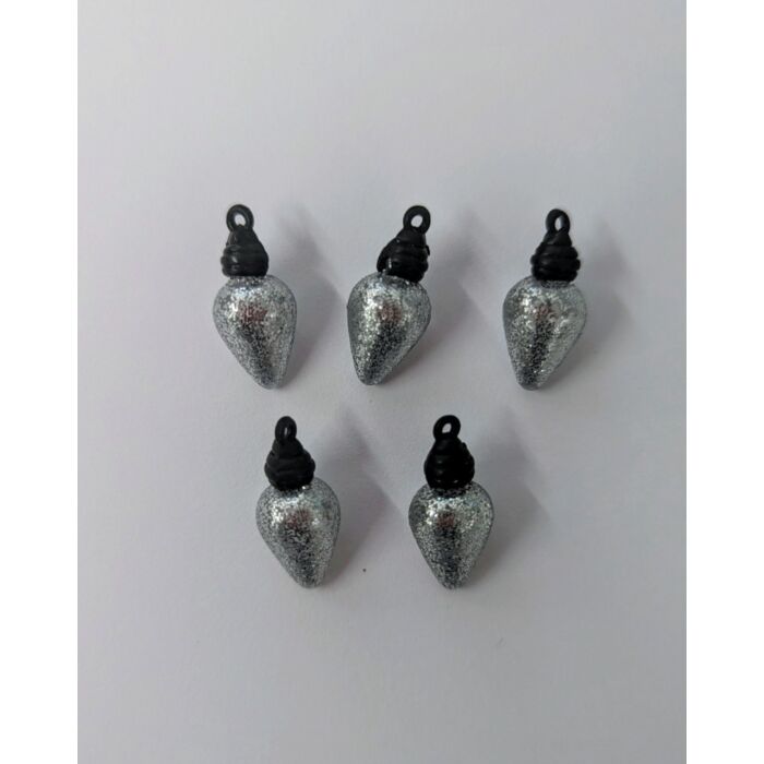 Silver Toned Fairy Light Charms - 5pk