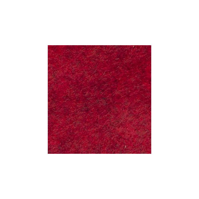 Felt Square Red Marl 30% Wool - 9in / 22cm