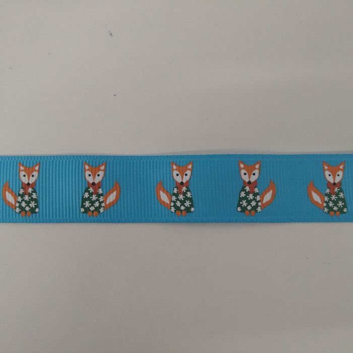 Winter Fox Ribbon - 19mm wide