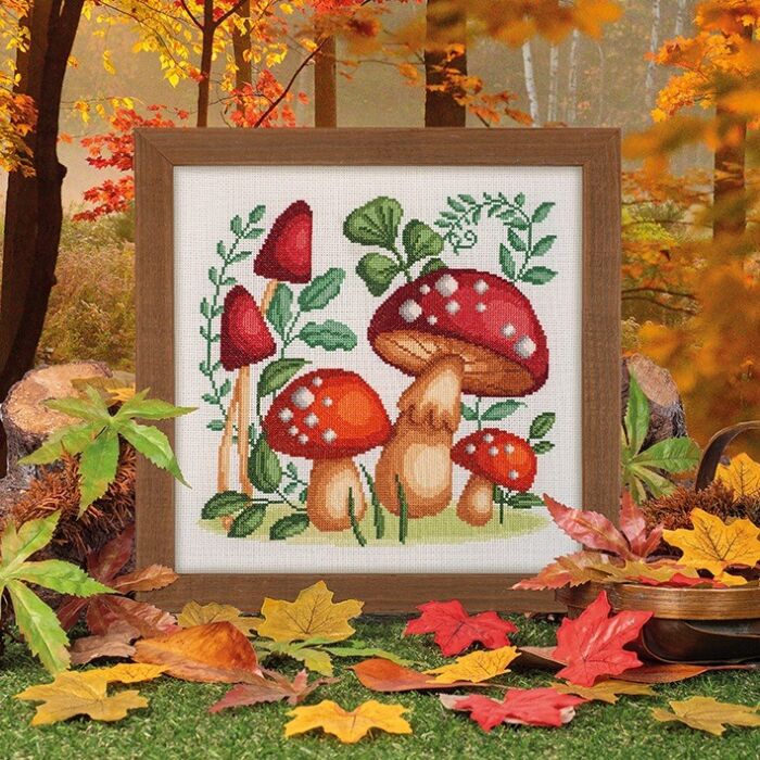 CrossStitcher Project Pack - Issue 427 - Fabulous Fungi