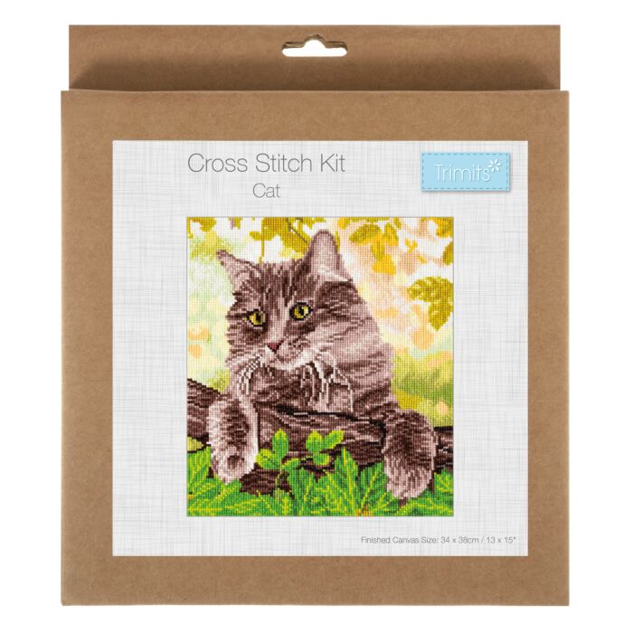 Trimits - Cross Stitch Kit - Cat
