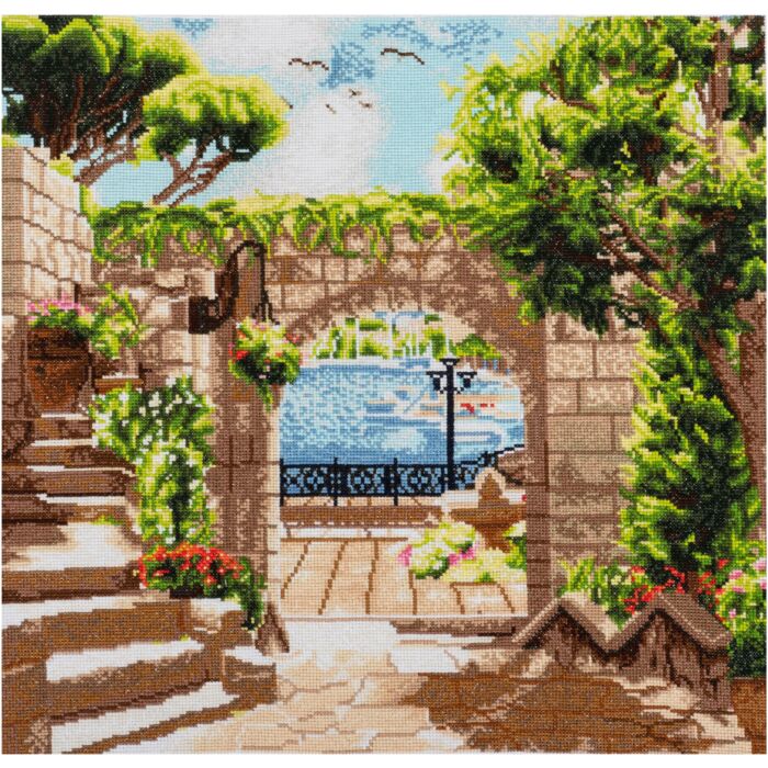 Trimits - Counted Cross Stitch Kit: Extra Large: Harbour View