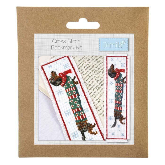 Trimits - Stitch Your Own - Bookmark: Silly Sausage