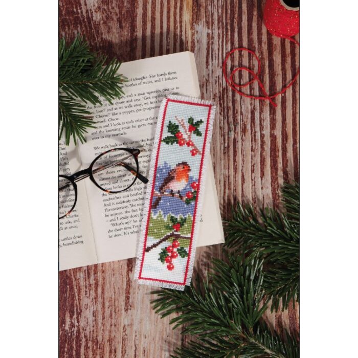 Trimits - Stitch Your Own - Bookmark: Robin