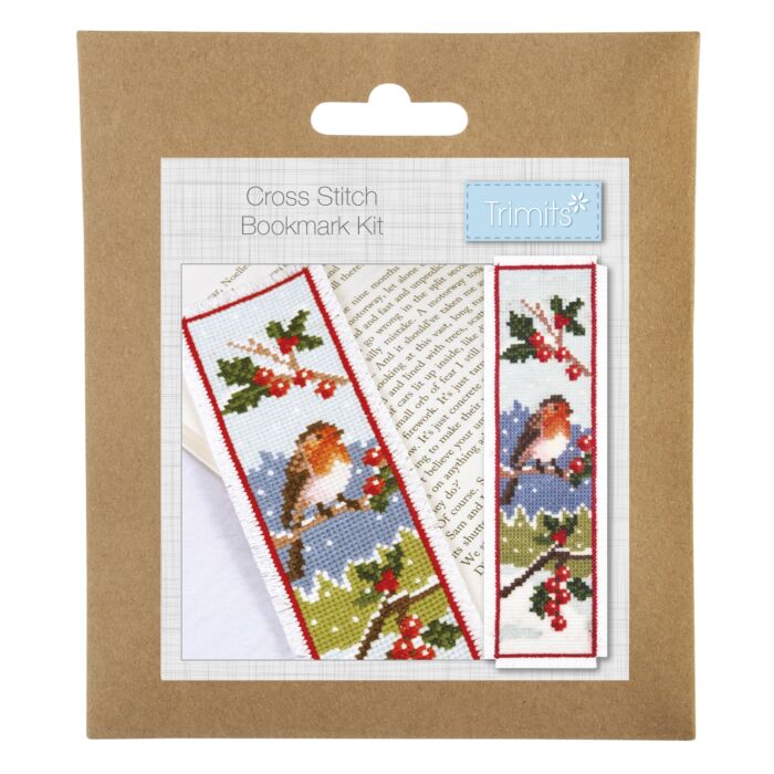 Trimits - Stitch Your Own - Bookmark: Robin