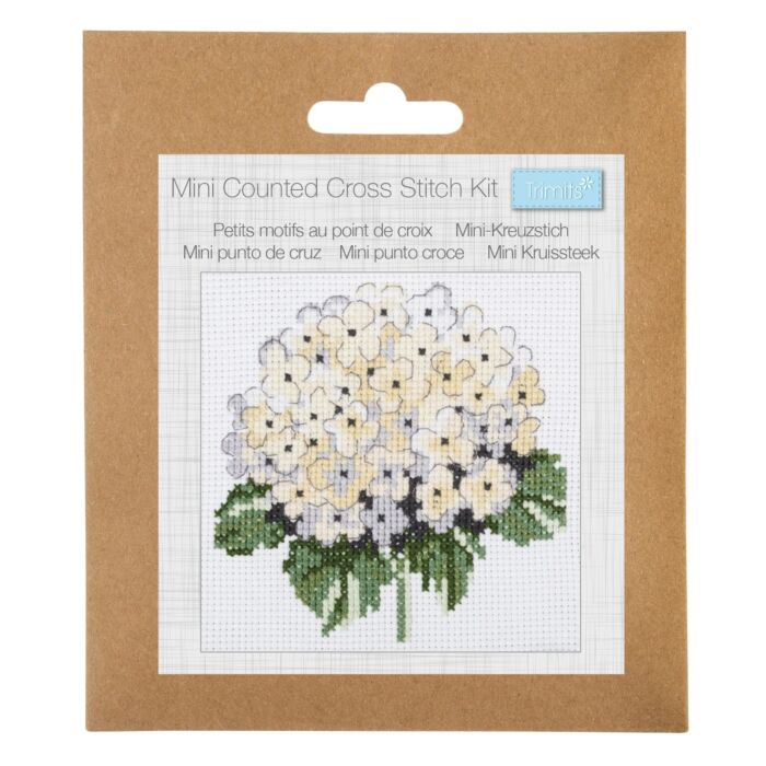 Trimits Hydrangea Cross Stitch Kit