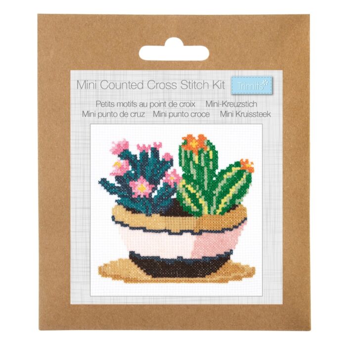 Trimits Cactus Cross Stitch Kit