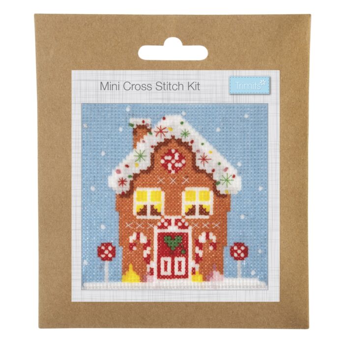 Trimits - Cross Stitch Kit - Gingerbread House
