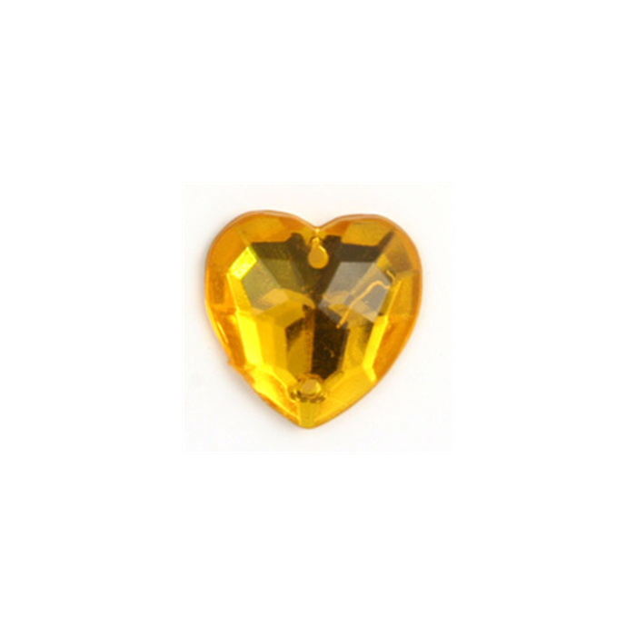 Gold Heart Charms - 10 Pack