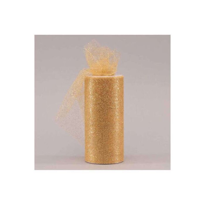 Gold Net Tulle 15 cm wide