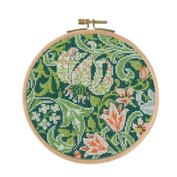 BL1176/77 - V & A J H Dearle - Golden Lily Cross Stitch Kit