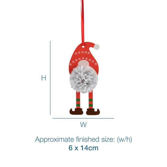 Trimits Pom Pom Kit - Christmas Pudding