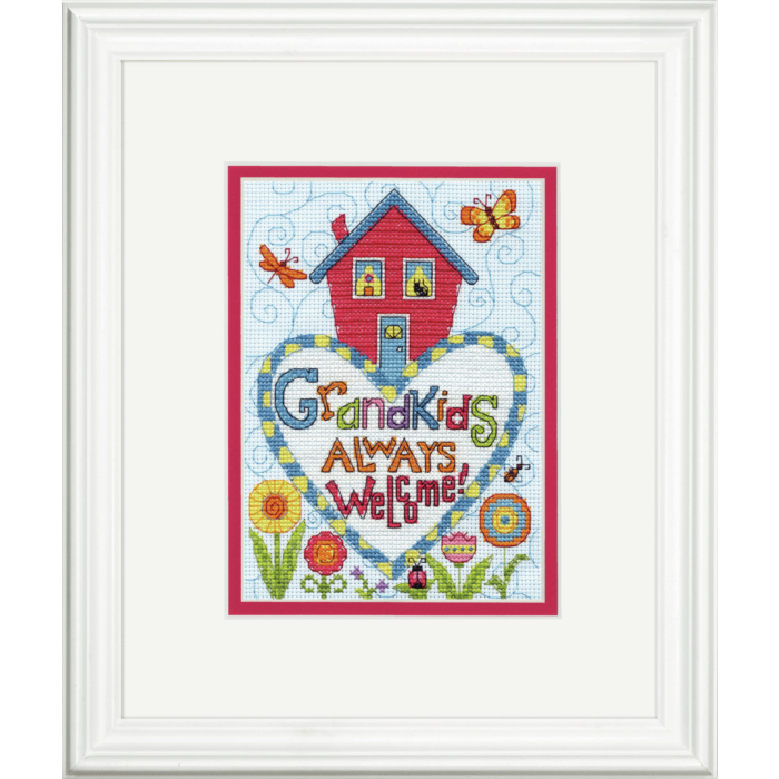 Dimensions Grandkids Always Welcome Cross Stitch Kit