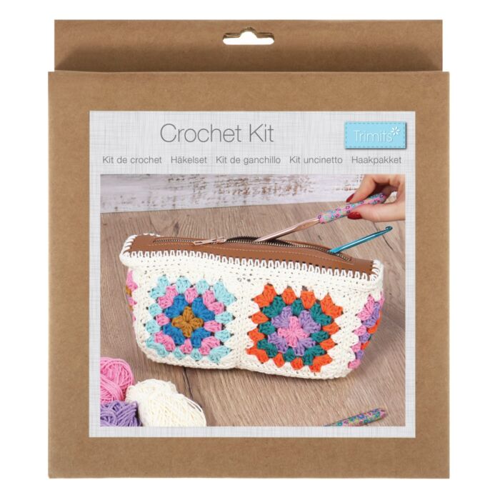 Colourful Crochet Bag - Granny Square Bag