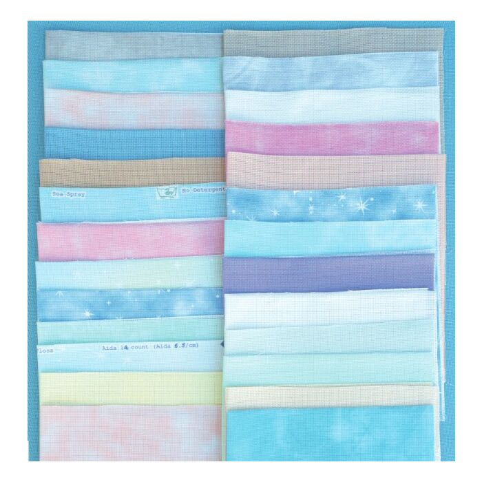 Hand Dyed Fabric Selection - 28Ct Evenweave