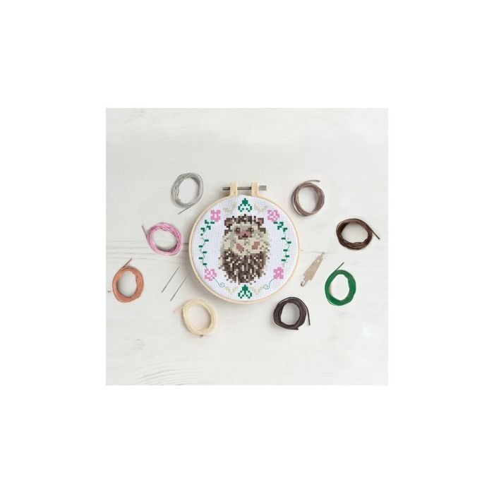 Simply Make Cross Stitch Kit - Hedgehog