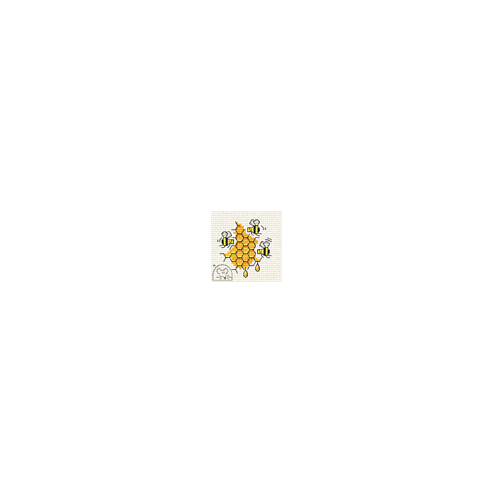 Mouseloft Honey Bees Cross Stitch Kit - 004-T01stl