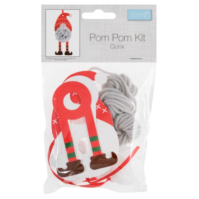 Trimits Pom Pom Kit - Christmas Pudding