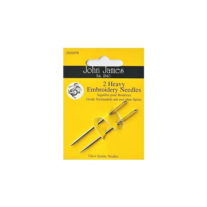 John James Heavy Embroidery Needles - 2 Needles