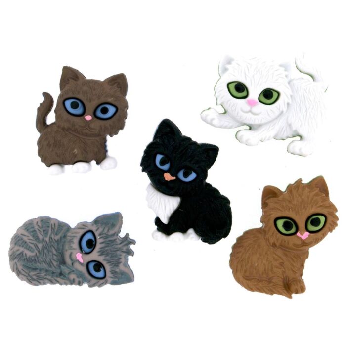 Dress It Up! Buttons - Kitten Kaboodle